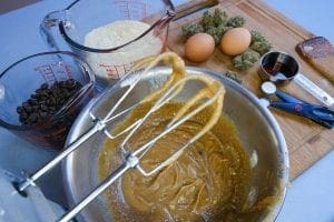 Don't overmix your pot cookie batter
